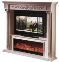 Электрокамин Art Flame Elit Fusion White