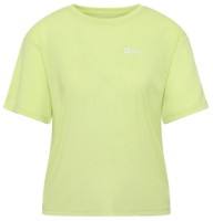 Женская футболка Jack Wolfskin Vonnan Crop T W Cool Matcha, s.M