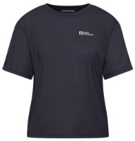 Женская футболка Jack Wolfskin Vonnan Crop T W Graphite, s.XL