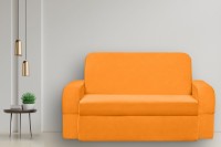 Canapea fără ramă Edka Terra 3in1 180x200x30 P14 Orange Mandarin