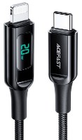Cablu USB Acefast Type-C to Lightning Black (C6-01)