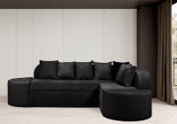 Canapea fără ramă Edka Jupiter 210x280x50 M37 Black