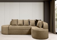 Canapea fără ramă Edka Jupiter 210x280x50 M42 Light Brown