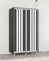 Шкаф-купе Mobildor-Lux Aron with Lamellas 140x210 Anthracite/White (00010402)