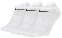 Ciorapi pentru bărbați Nike U Everyday Lightweight Training No-Show Socks 3 Pairs White, s.S