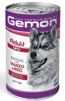 Влажный корм для собак Monge Superpremium Gemon Maxi Adult Beef & Rice 1250g