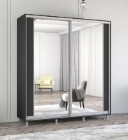Шкаф-купе Mobildor-Lux Aron-P 200x220 Anthracite (aronp5166) K2