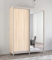 Шкаф-купе Mobildor-Lux Aron-P Chipboard/Mirror 160x240 Oak Sonoma (00010771)