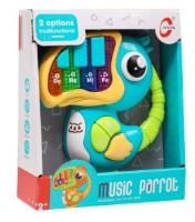 Интерактивная игрушка New World Music Parrot Blue (1028A)