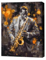 Картина по номерам Brushme  Мир джаза (BS54070FC)
