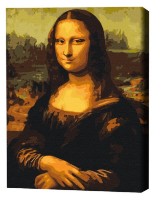 Tablou pe numere Brushme Mona Lisa (BS241FC)