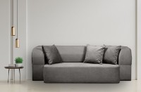 Canapea fără ramă Edka Meteor 200x120x32 M18 Dark Grey