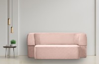 Бескаркасный диван Edka Meteor 180x140x40 M19 Pink Powder