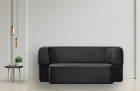 Бескаркасный диван Edka Meteor 180x140x40 M37 Black