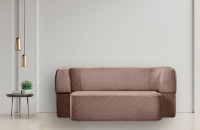 Canapea fără ramă Edka Meteor 200x140x40 M5 Grey Brown