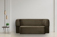 Бескаркасный диван Edka Meteor 200x160x40 M8 Dark Brown