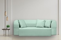 Canapea fără ramă Edka Meteor 180x140x32 P11 Mentol Ice