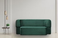 Canapea fără ramă Edka Meteor 200x120x40 P15 Green Emerald