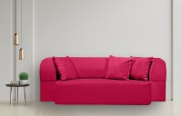 Бескаркасный диван Edka Meteor 200x120x32 P17 Pink Raspberry