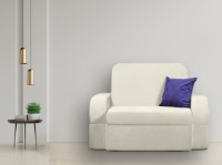 Бескаркасное раскладное кресло Edka Terra 3in1 120x200x30 M1 White Smoke