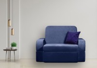 Бескаркасное раскладное кресло Edka Terra 3in1 120x200x30 M23 Indigo Blue