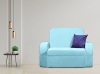 Бескаркасное раскладное кресло Edka Terra 3in1 120x200x30 M48 Sky Blue