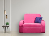 Fotoliu extensibil Edka Terra 3in1 120x200x30 M84 Raspberry