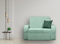 Бескаркасное раскладное кресло Edka Terra 3in1 120x200x30 P11 Mentol Ice