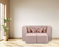 Canapea fără ramă Edka Vega 160x200x40 M19 Pink Powder