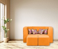 Canapea fără ramă Edka Vega 160x200x40 P14 Orange Mandarin