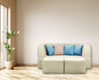 Canapea fără ramă Edka Vega 180x200x40 M1 White Smoke