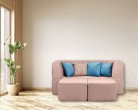 Canapea fără ramă Edka Vega 180x200x40 M19 Pink Powder