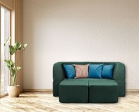 Бескаркасный диван Edka Vega 180x200x40 P15 Green Emerald