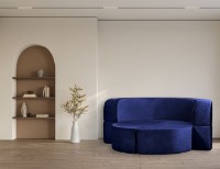 Canapea fără ramă Edka Luna 200 M34 Dark Blue