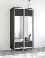 Шкаф-купе Mobildor-Lux Aron-S 100x230 Anthracite (00014016) K1