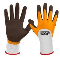 Перчатки для работы Ingco HGNF01
