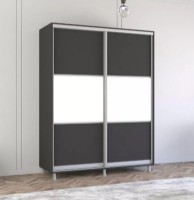 Шкаф-купе Mobildor-Lux Aron-S 160x240 Anthracite/White (arons4311) K