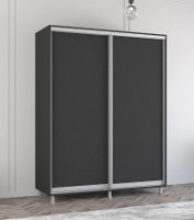 Dulap cu uşi glisante Mobildor-Lux Aron-S 170x200 Anthracite (arons4998)