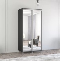 Dulap cu uşi glisante Mobildor-Lux Aron-S Mirror 110x200 Anthracite (arons4918)