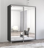 Шкаф-купе Mobildor-Lux Aron-S Mirror 160x230 Anthracite (arons4211)