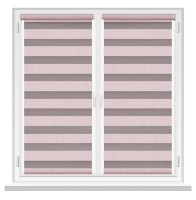 Рулонные шторы Msrolls Day Night Color V101 Pink 0.60x1.70m