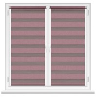 Рулонные шторы Msrolls Day Night Color V103 Dark Pink 1.00x1.70m