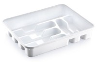 Лоток для столовых приборов Dunya Plastic D14000 White