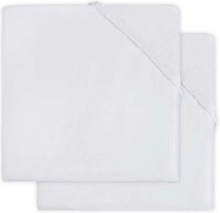 Cearșaf pentru copii Jollein Molton White 120x60cm 2pcs (2512-507-00001)