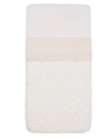 Cearșaf pentru copii Jollein Ruffle Natural 75x100cm (008-511-66041)