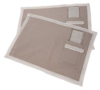 Șervețele de masă Ponti Bon Appetit Grey Set 2pcs