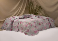 Покрывало Comfy House Diplomatic Cotton 220x200 Gray Heart (102451)