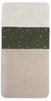 Детская простынь Jollein Stargaze Leaf Green 120x150cm (008-524-66091)