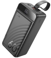Acumulator extern Hoco J123C Element 60000mAh Black