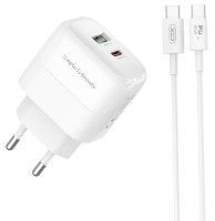 Încărcător XO L137 with Type-C White